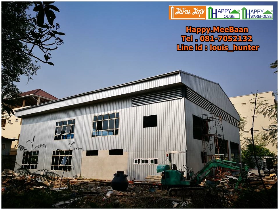 โรงงาน 2 ชั้น มีเครน โกดังสำเร็จรูป คุณภาพดี ราคาถูก แนะนำ