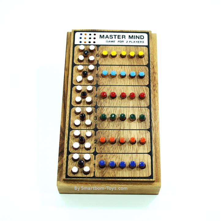 เกมส์ทายสีทายใจหรือMaster Mind Wooden Game เกมส์ไม้แนว Board Game