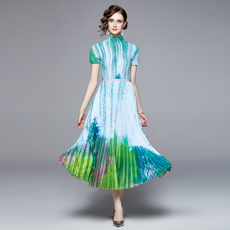 ชุดเดรสยาวสวยๆ ชุดเดรสยาวใส่สบาย ใส่ทำงาน มีขนาดS M L XL 2XL