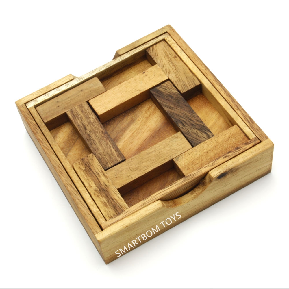 4T Puzzle ของเล่นไม้เสริมทักษะ เกมส์ไม้ฝึกสมอง ของเล่นเสริมพัฒนาการ