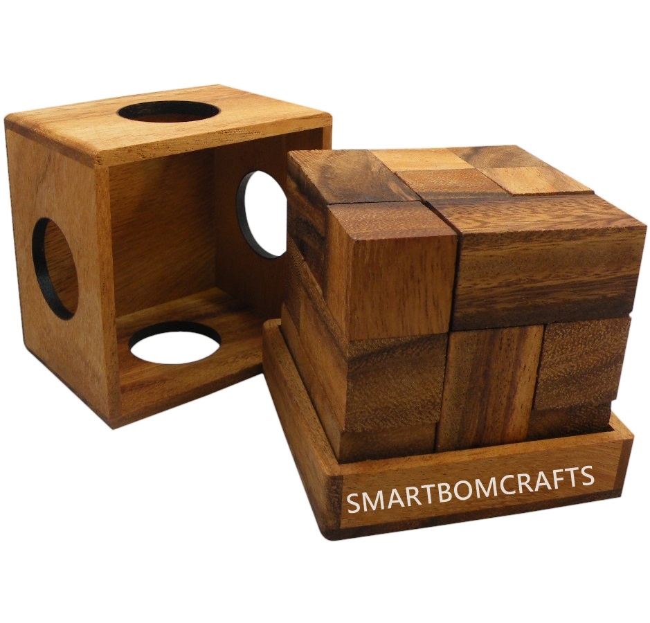 SOMA CUBE ของเล่นเสริมสร้างสติปัญญา เกมส์ฝึกสมอง ของเล่นไม้