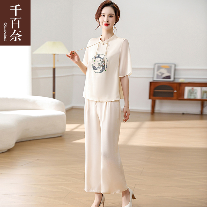 เสื้อผ้าผู้สูงอายุหญิง แฟชั่น เสื้อผ้าผู้หญิงวัย 60 มีขนาด XL-4XL