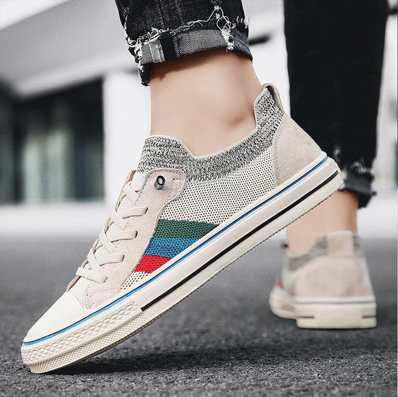 รองเท้าผ้าใบผู้ชายใส่สบาย รองเท้าผ้าใบชาย ใส่เที่ยว มีขนาด39-44