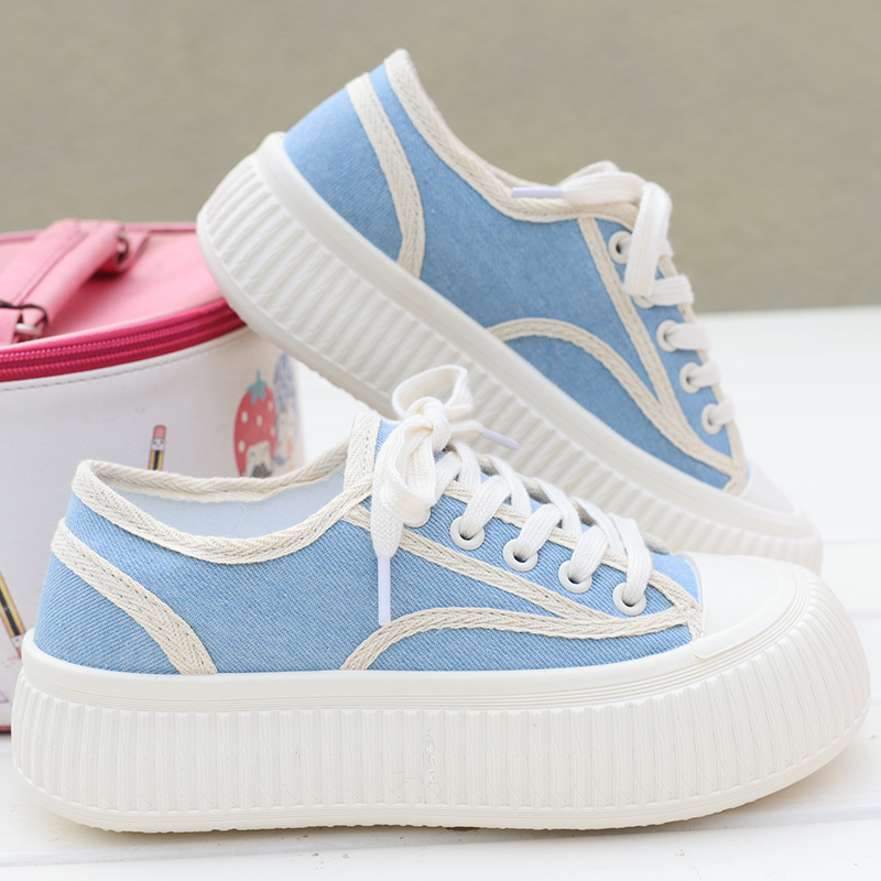 รองเท้าผ้าใบผู้หญิง ใส่สบาย รองเท้าผ้าใบใส่เที่ยวผู้หญิง มีSIZE 35 36 37 38 39 40