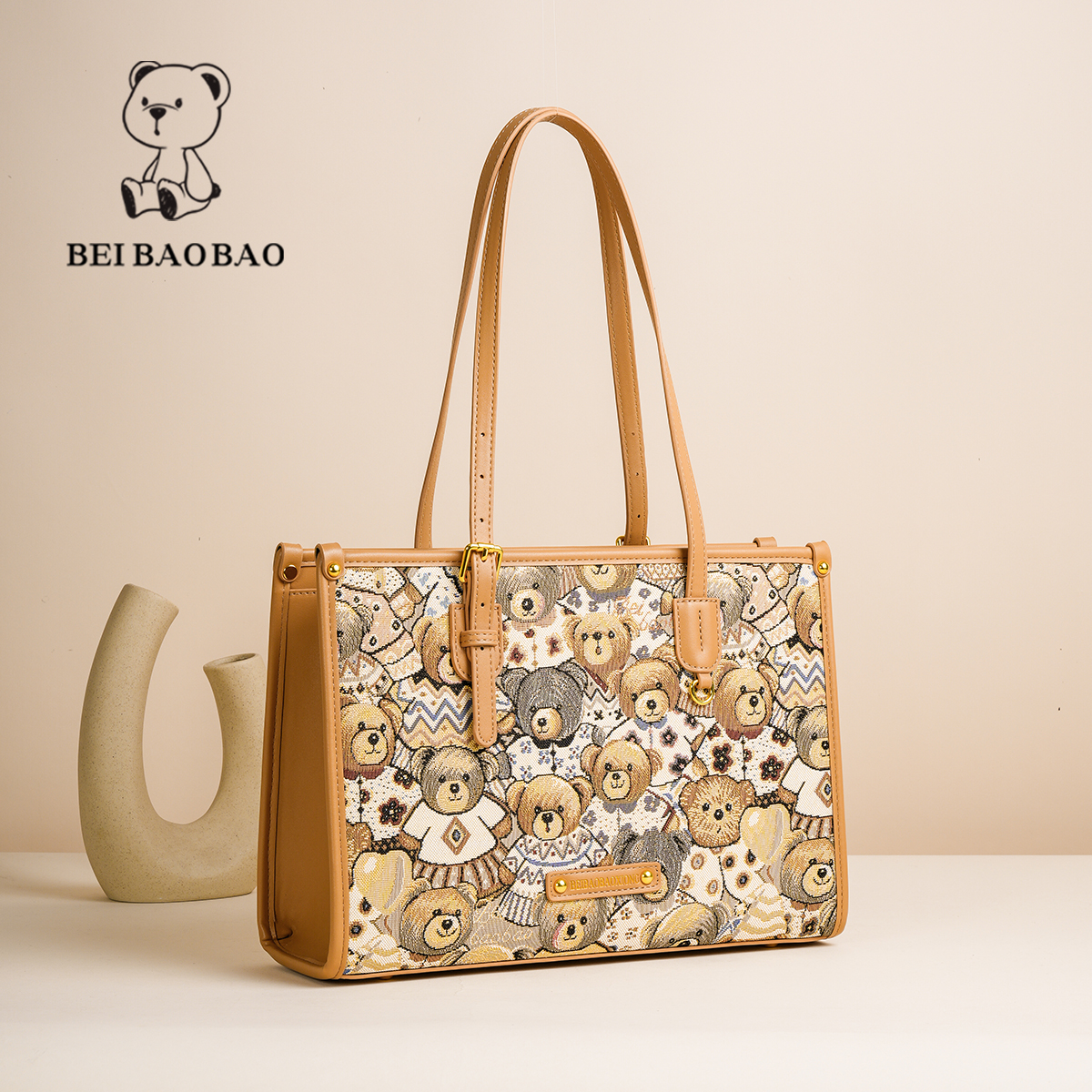 กระเป๋าผู้หญิงสวยๆ กระเป๋าสะพายข้างผู้หญิง กระเป๋าแบรนด์ BEAR BAG กระเป๋าหมีสุดคิ้ว!