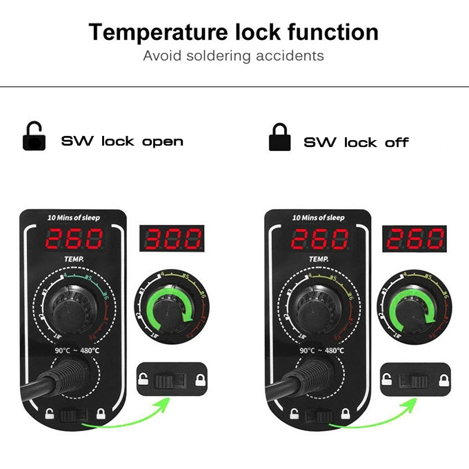 926 Digital LED Display Soldering Iron Station หัวแร้งบัดกรีดิจิตอล ปรับอุณหภูมิได้