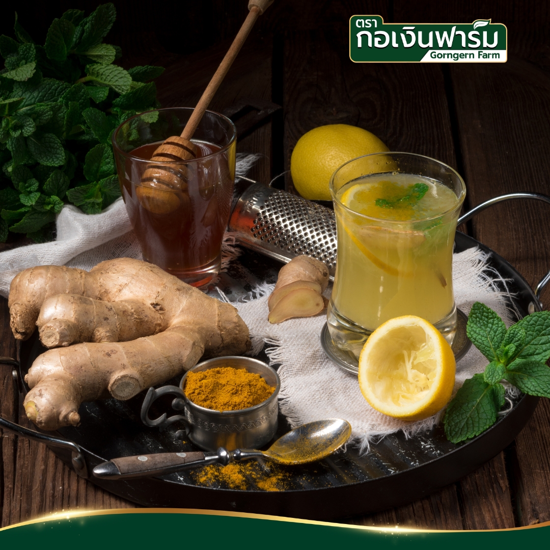 ขิงผง Ginger Powder ตรากอเงินฟาร์ม