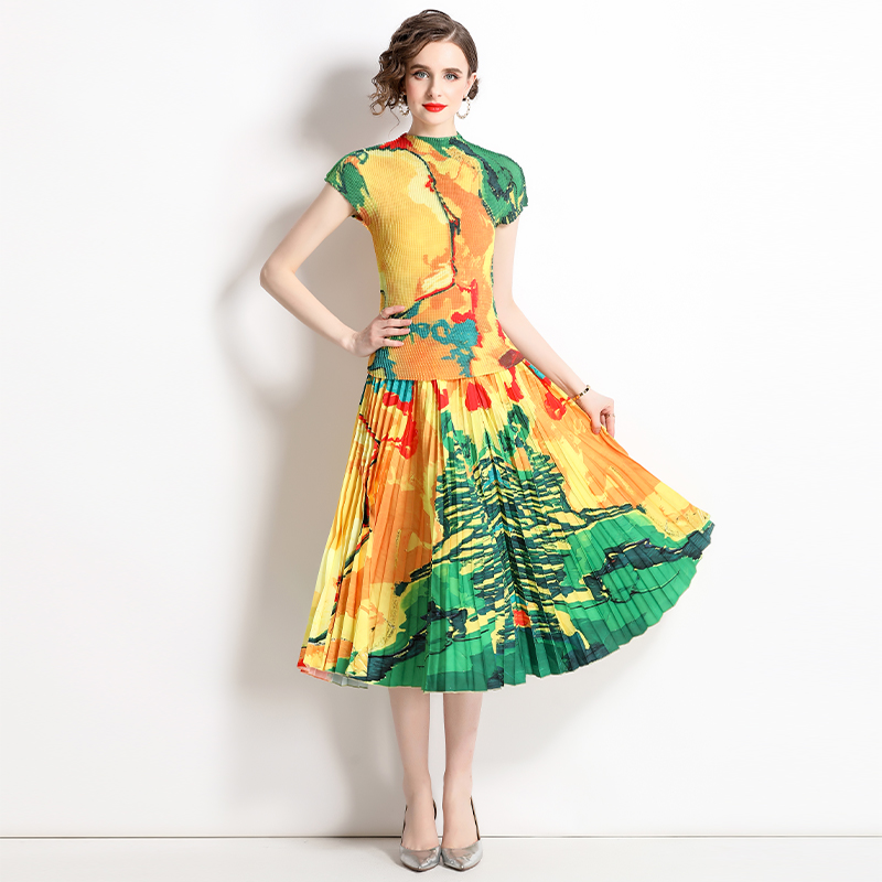 ชุดเดรสยาวสวยๆ ชุดเดรสยาวใส่สบาย ใส่ทำงาน มีขนาดS M L XL 2XL