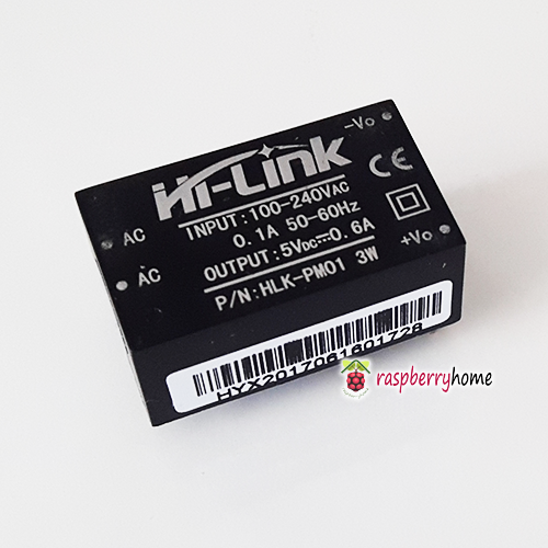โมดูลแปลงไฟ HLK-PM01 220V AC to 5V DC isolation Step-down power supply module Smart home switch