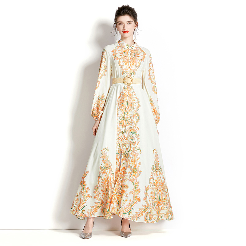 ชุดเดรสยาวสวยๆ ชุดเดรสยาวใส่สบาย ใส่ทำงาน มีขนาดS M L XL 2XL
