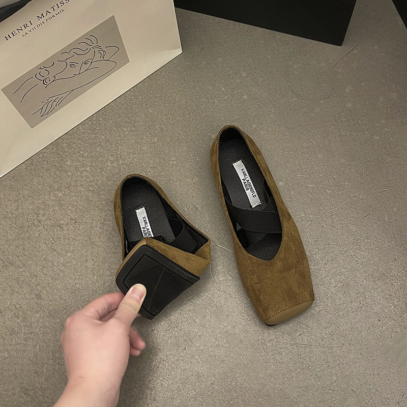 รองเท้าคัทชูผู้หญิงส้นเตี้ย ใส่สบาย มีขนาด35-40