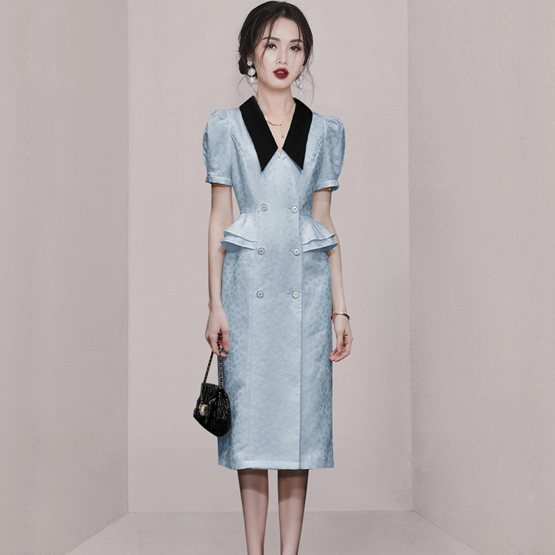 ชุดเดรสยาวสวยๆ ชุดเดรสยาวใส่สบาย ใส่ทำงาน มีขนาดS M L XL 2XL