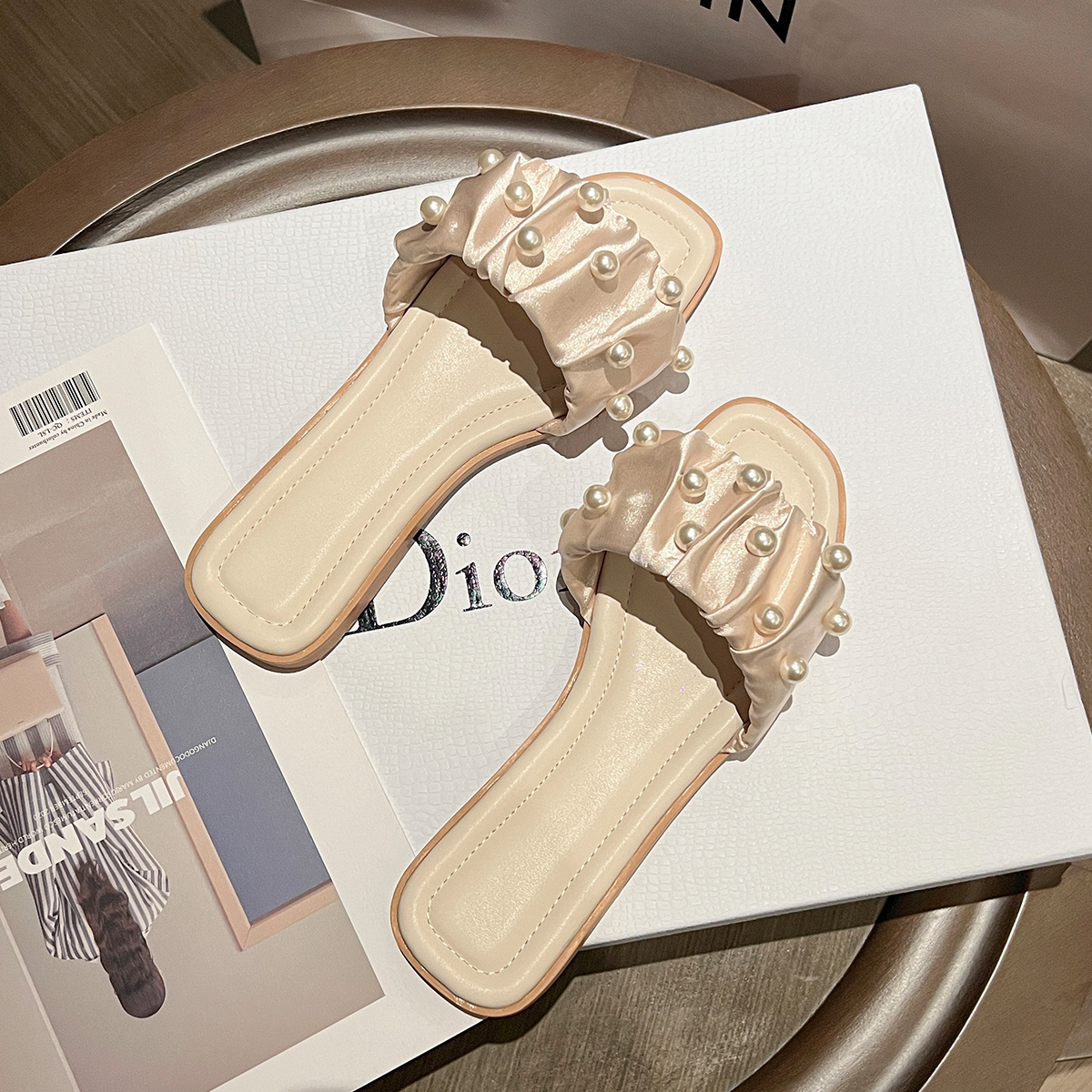 รองเท้าแตะผู้หญิงส้นเตี้ย ใส่สบาย มีขนาด35-43