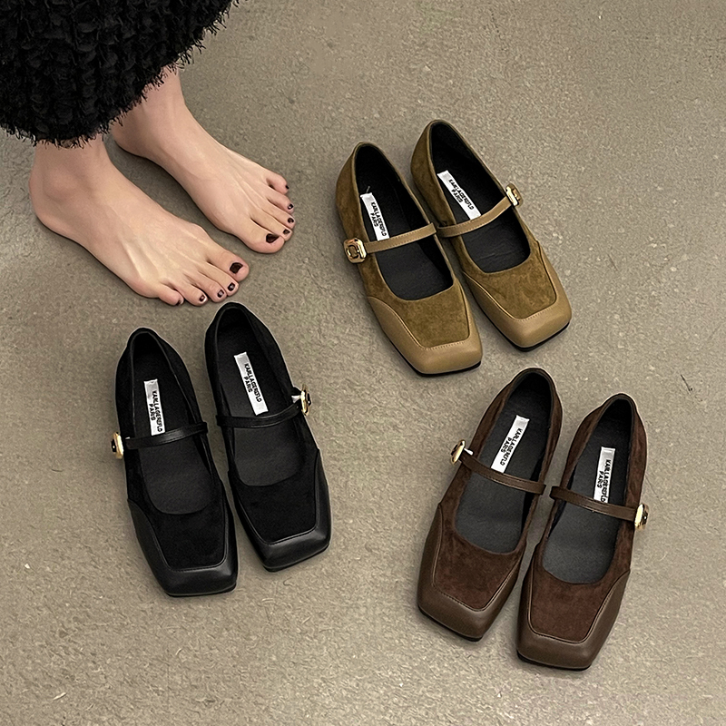 รองเท้าคัทชูผู้หญิงส้นเตี้ย ใส่สบาย มีขนาด35-40