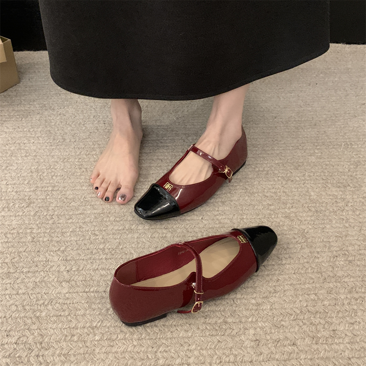 รองเท้าคัทชูผู้หญิงส้นเตี้ย ใส่สบาย มีขนาด35-43