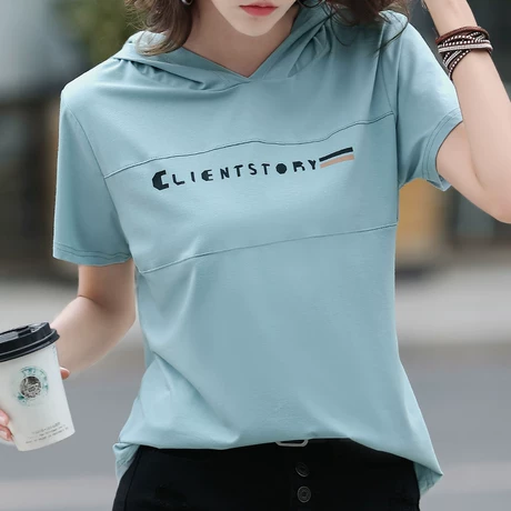 เสื้อยืดแขนยาว มีฮู้ด มีขนาด S M L XL สนใจทักแชท