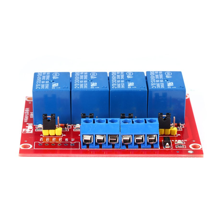 5V 4 Channel Relay Module Isolation High/Low Level Trigger