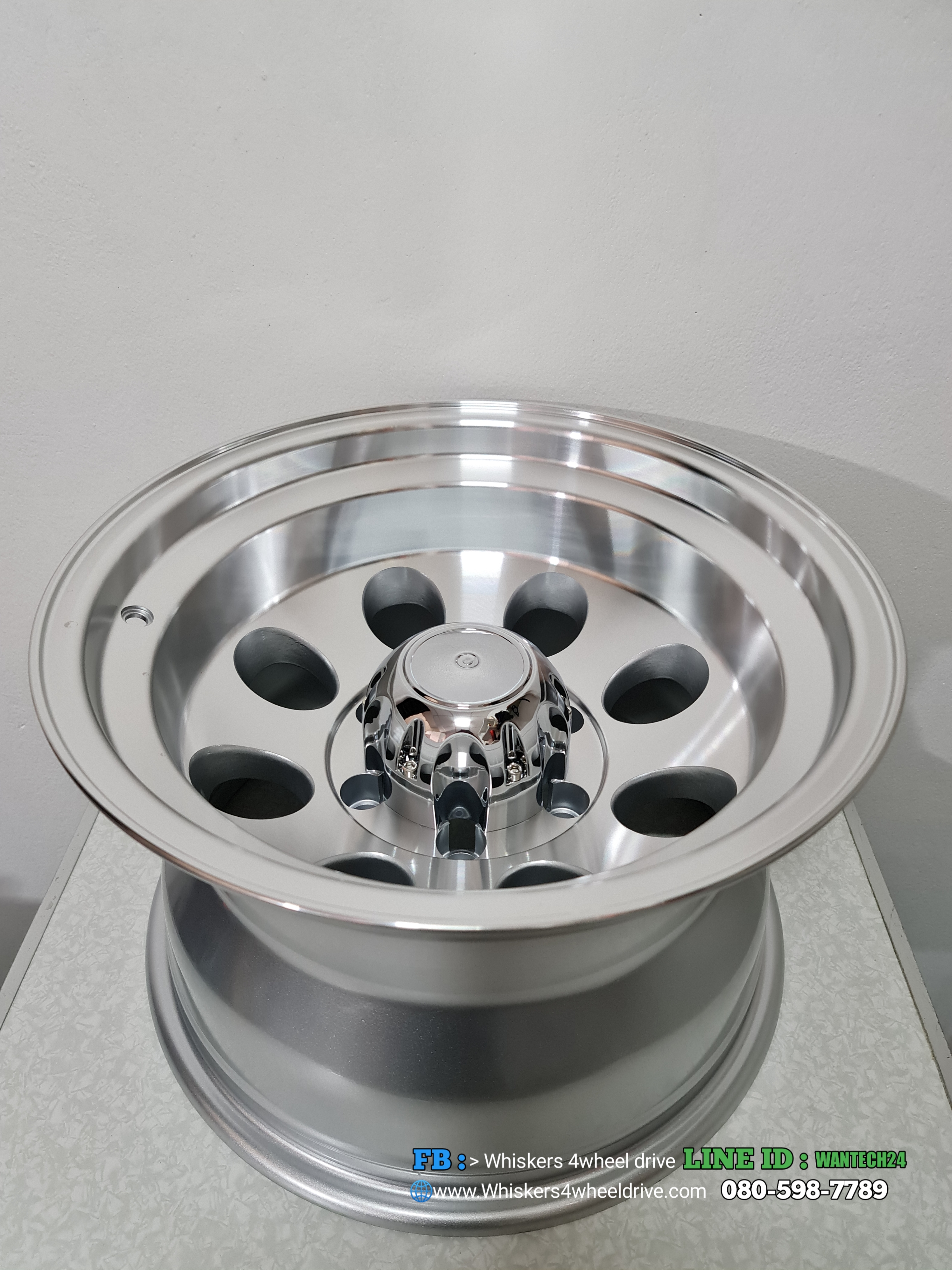 ล้อแม็กซ์ ปัดเงา หยดน้ำ 16×10"-40 6/139.7 💢