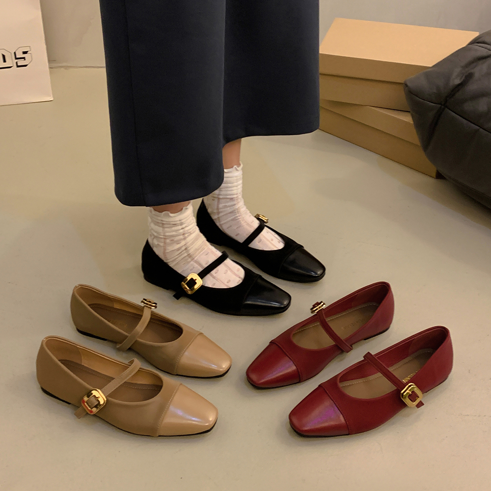 รองเท้าคัทชูผู้หญิงส้นเตี้ย ใส่สบาย มีขนาด35-40