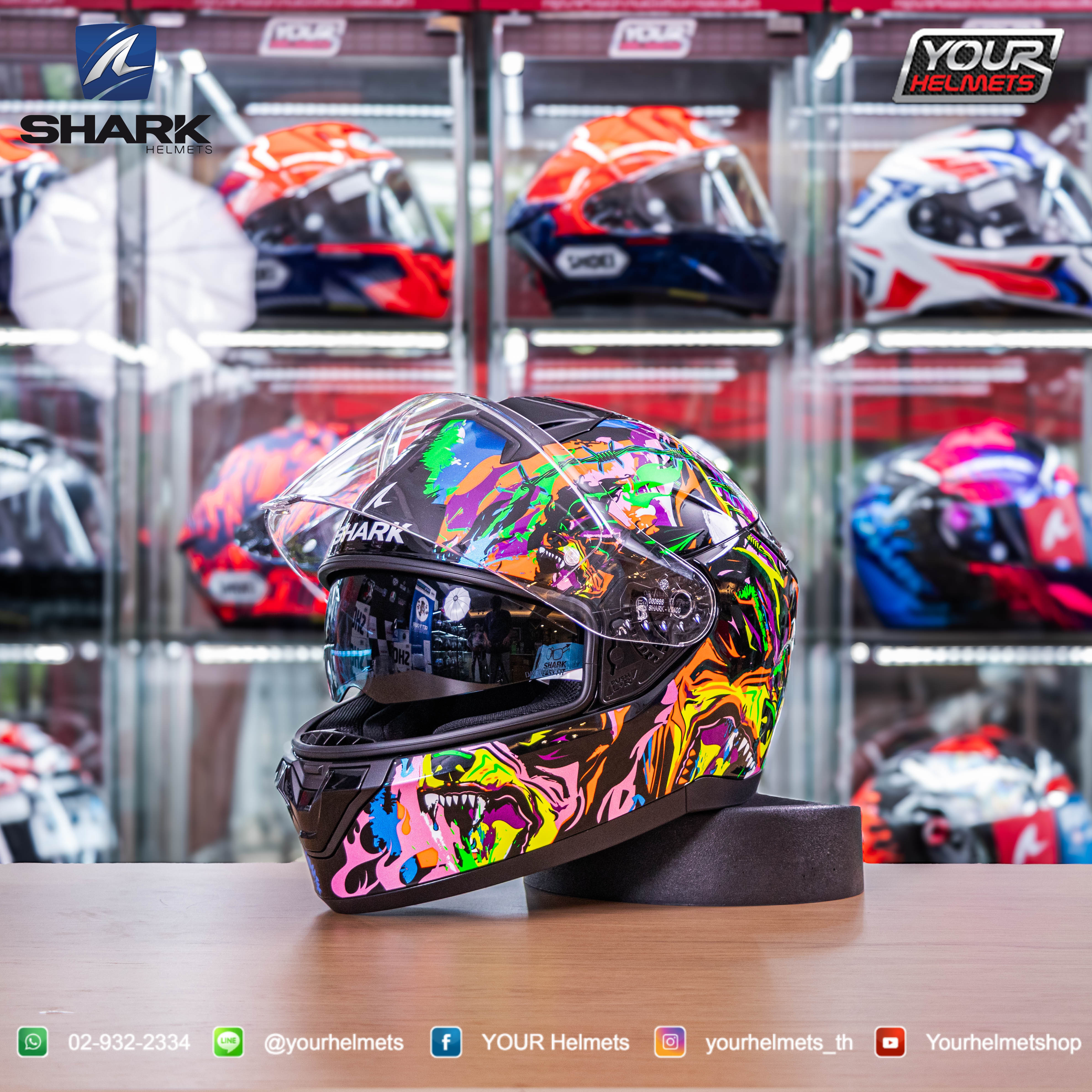 หมวกกันน็อค SHARK HELMETS รุ่น RIDILL 2