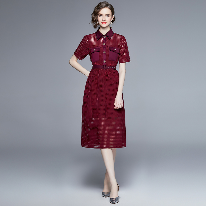 ชุดเดรสยาวสวยๆ ชุดเดรสยาวใส่สบาย ใส่ทำงาน มีขนาดS M L XL 2XL