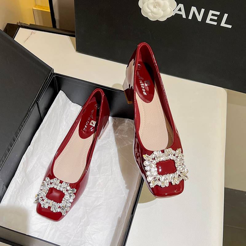 รองเท้าคัทชูผู้หญิงส้นเตี้ย ใส่สบาย มีขนาด35-43