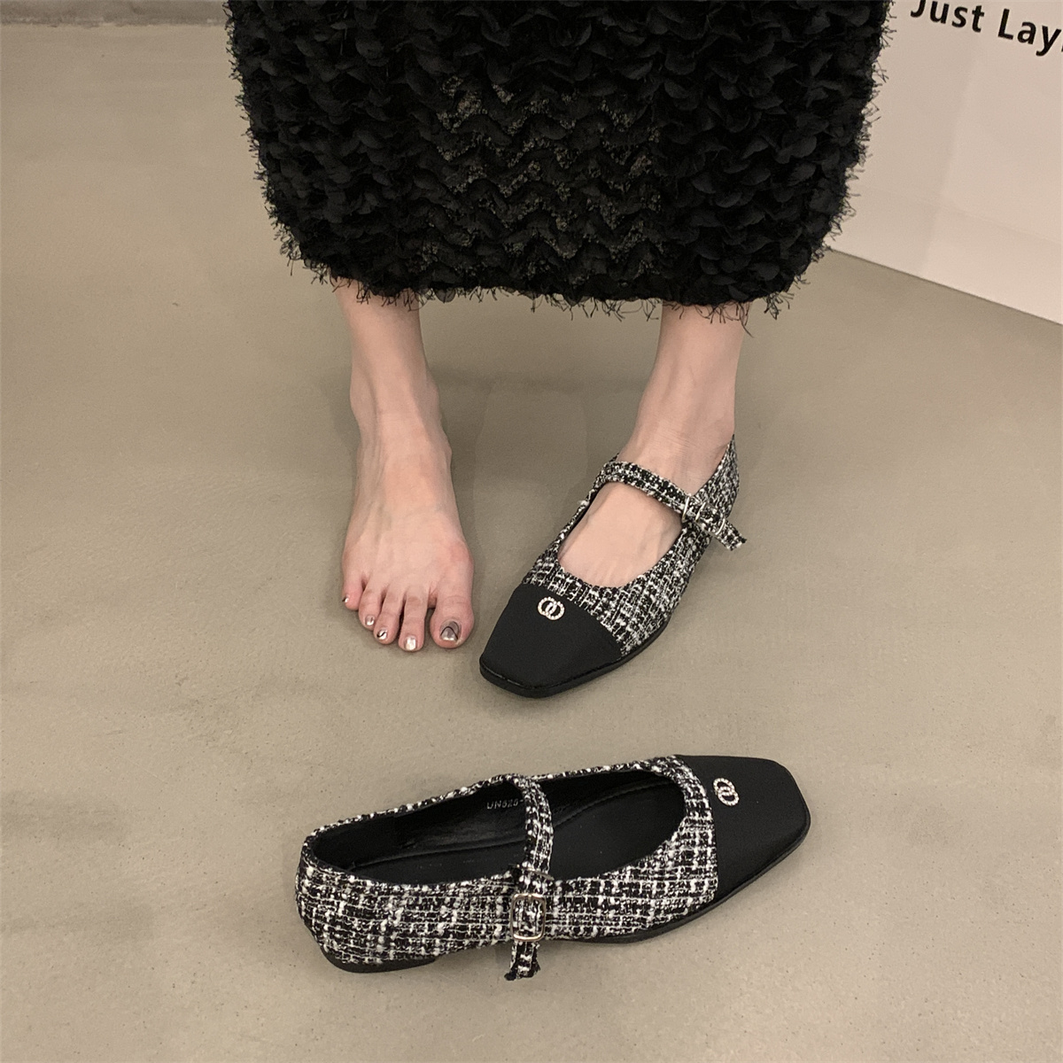 รองเท้าคัทชูผู้หญิงส้นเตี้ย ใส่สบาย มีขนาด35-43