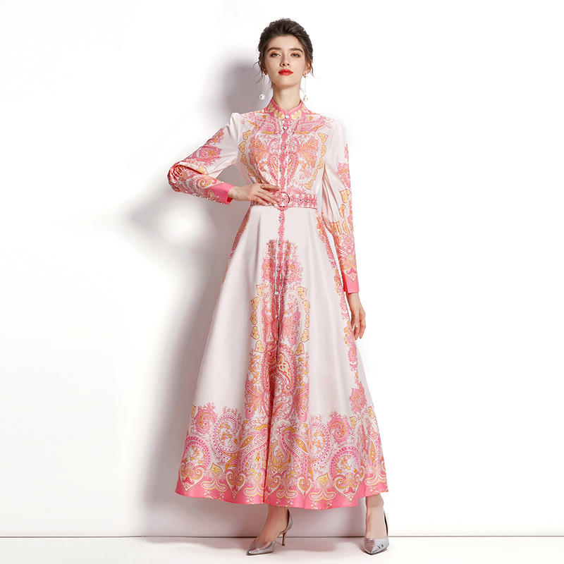 ชุดเดรสยาวสวยๆ ชุดเดรสยาวใส่สบาย ใส่ทำงาน มีขนาดS M L XL 2XL