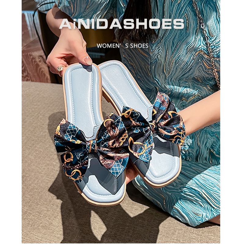 รองเท้าแตะผู้หญิงส้นเตี้ย ใส่สบาย มีขนาด35-43