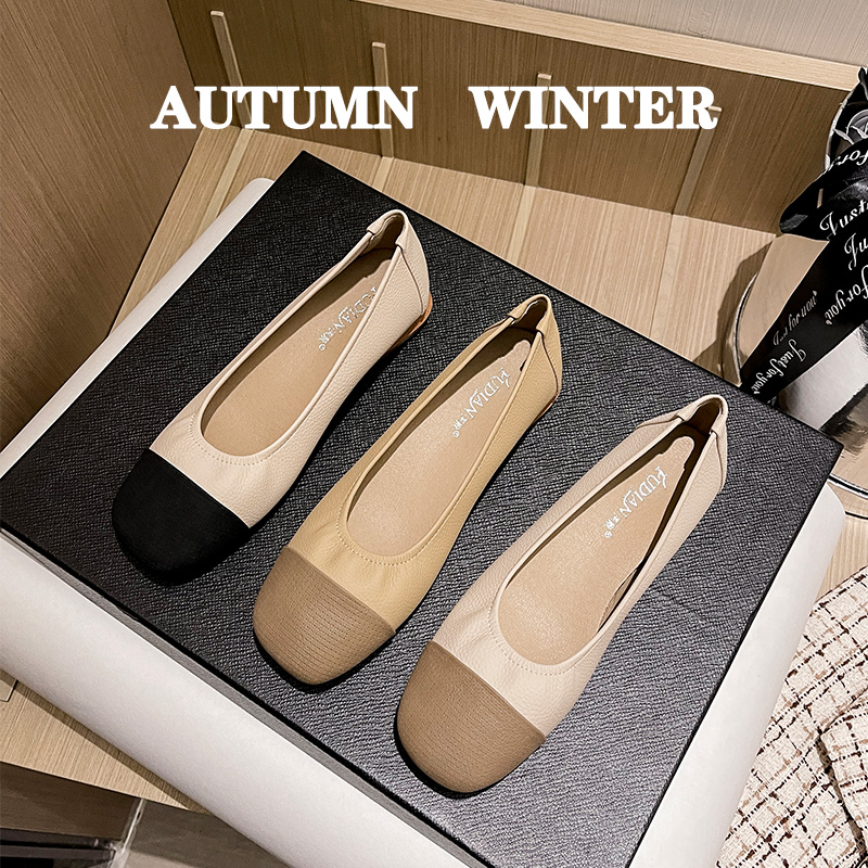 รองเท้าคัทชูผู้หญิงส้นเตี้ย ใส่สบาย มีขนาด35-43