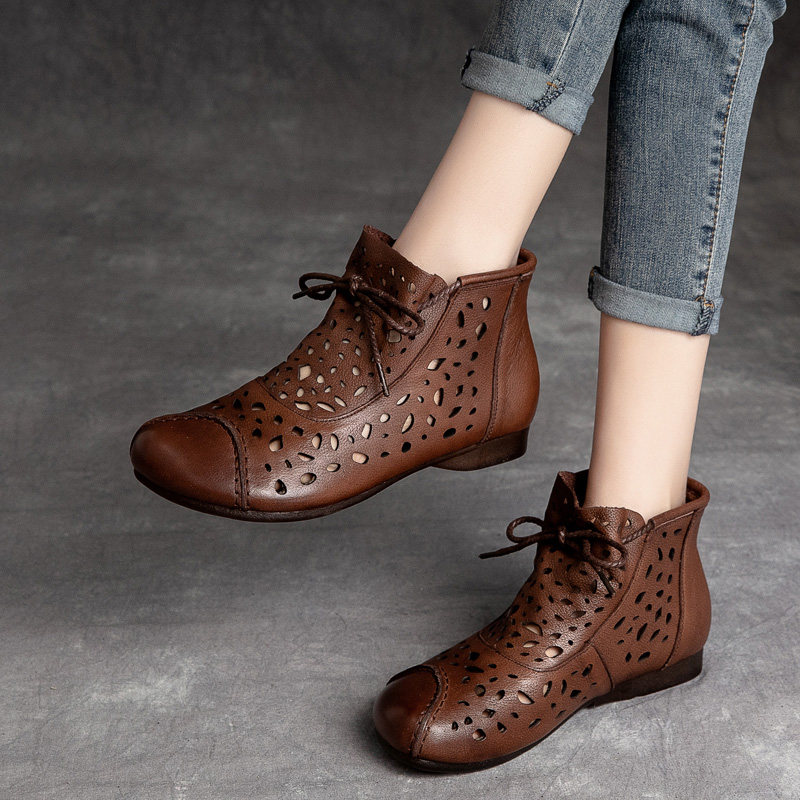 รองเท้าเท้าหนังวินเทจ 35 36 37 38 39 40