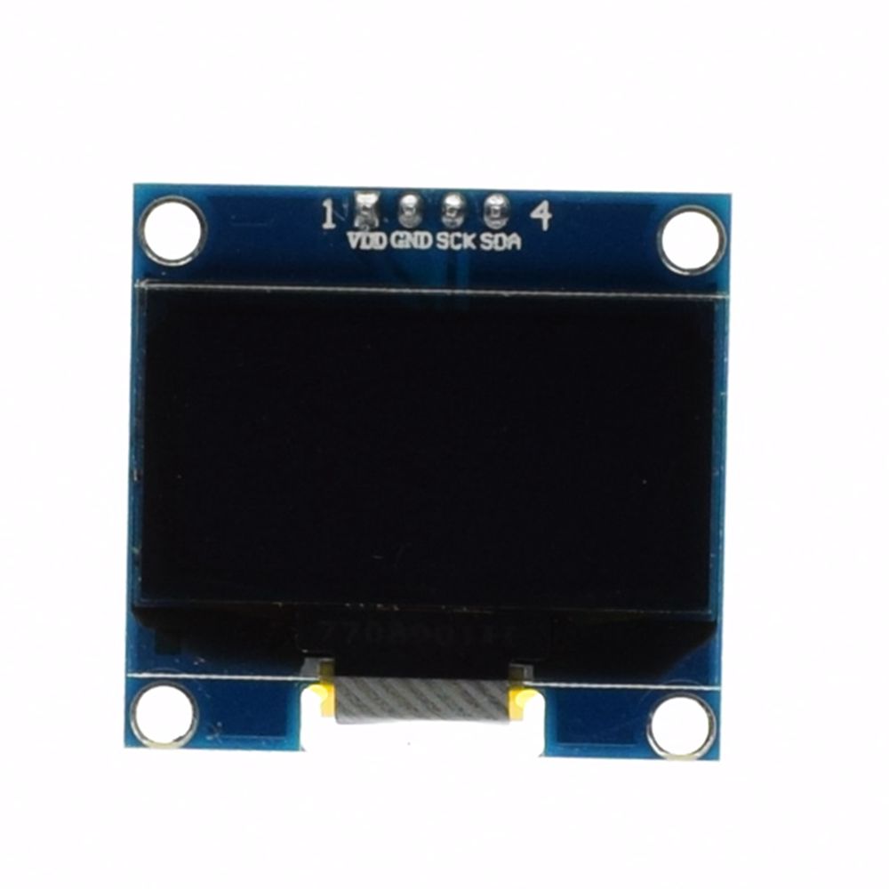 จอภาพ OLED ขนาด 1.3 นิ้ว สีฟ้าแก่ ความละเอียด 128X64 IIC I2C บรรจุอยู่ใน Protective Plastic Box อย่างดี
