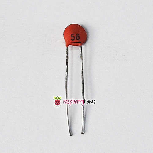 56 pF 50V เซรามิคคาปาซิเตอร์ Ceramic Capacitor จำนวน 5 ตัว