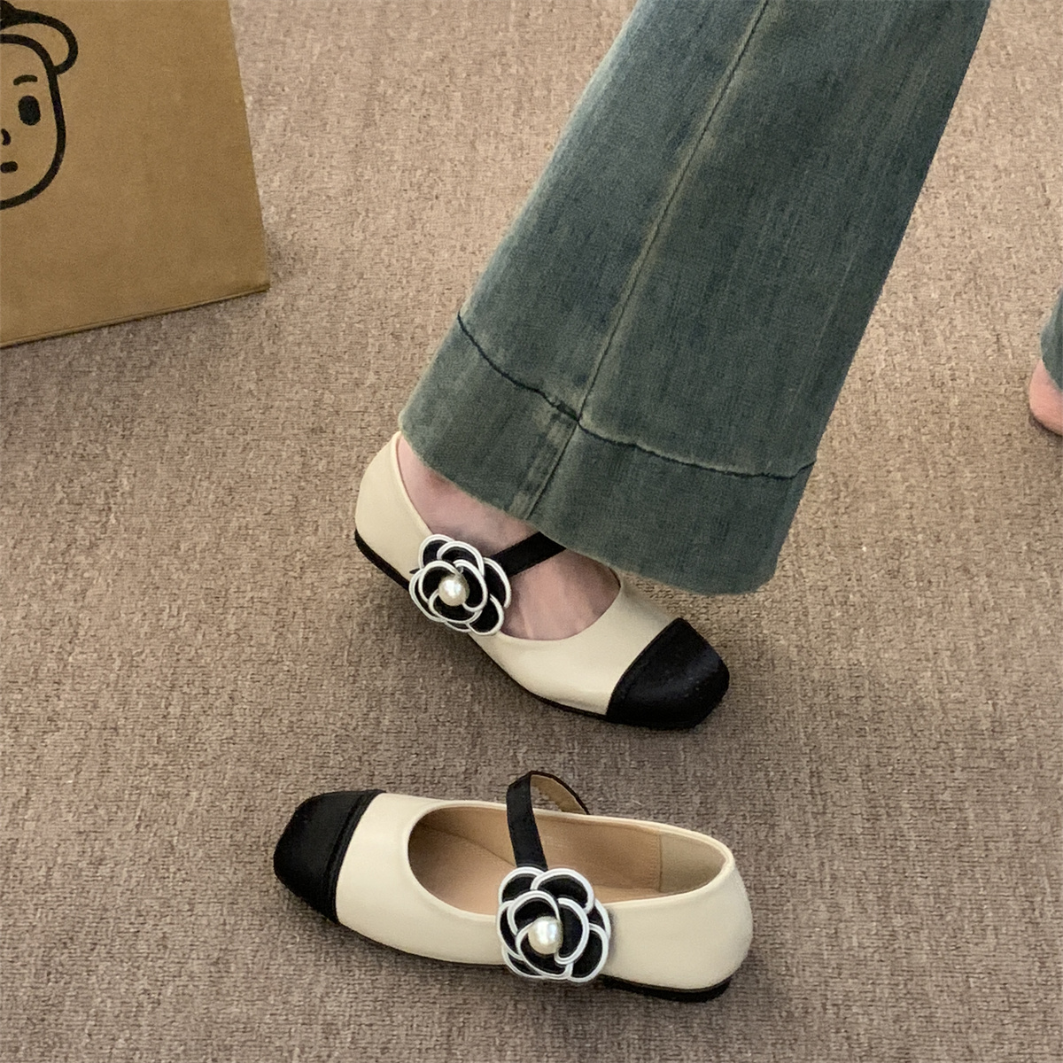รองเท้าคัทชูผู้หญิงส้นเตี้ย ใส่สบาย มีขนาด35-43