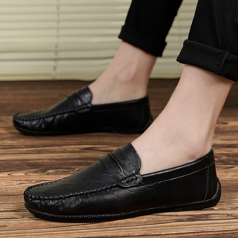 รองเท้าหนังผู้ชาย มีไซส์39-44 รองเท้าโลฟเฟอร์ชาย Slip-On Shoes มีขนาด39-44