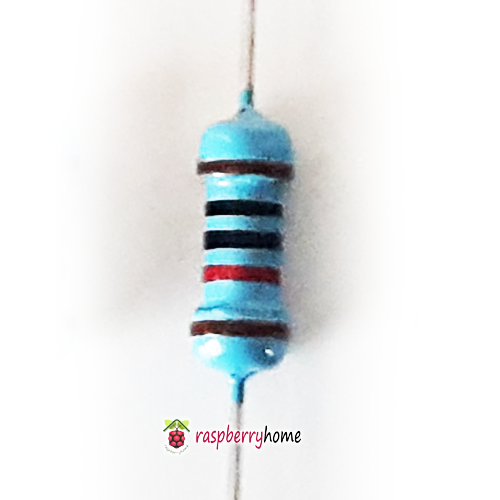 รีสซีสเตอร์ 22 กิโลโอห์ม จำนวน 10 ตัว 1/4W 1% Metal Film Resistor