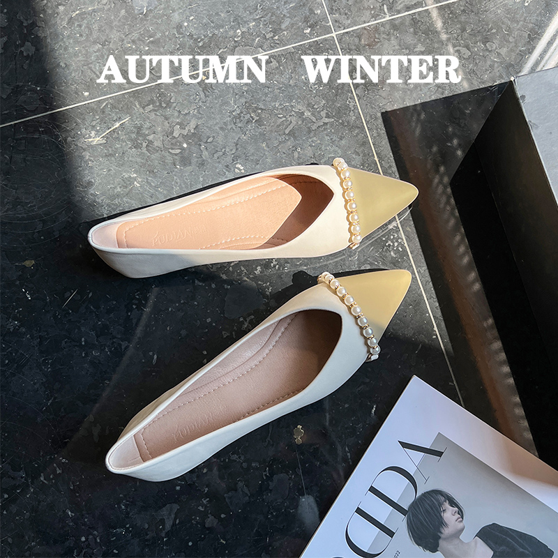 รองเท้าคัทชูผู้หญิงส้นเตี้ย ใส่สบาย มีขนาด35-43