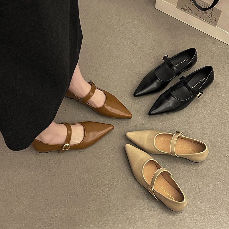 รองเท้าคัทชูผู้หญิงส้นเตี้ย ใส่สบาย มีขนาด35-40
