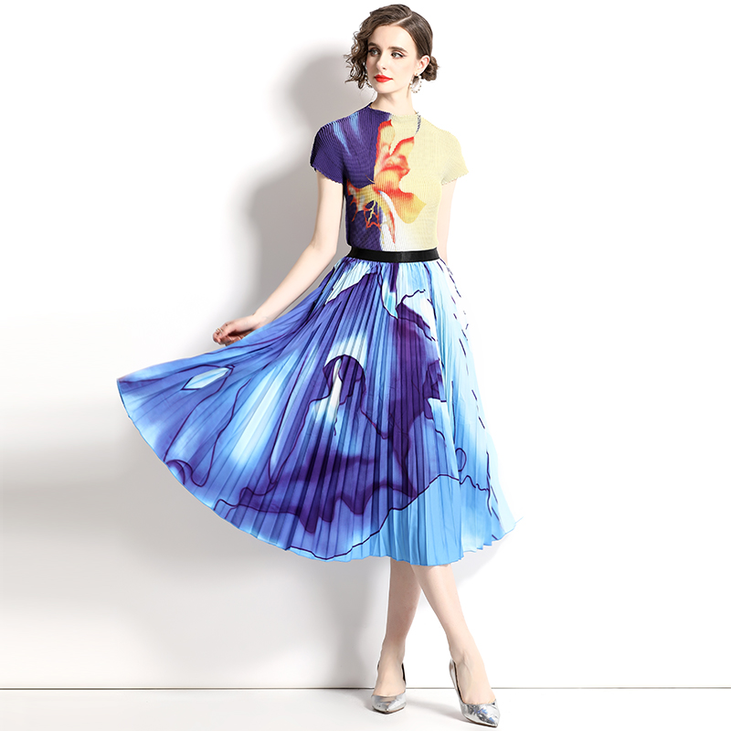 ชุดเดรสยาวสวยๆ ชุดเดรสยาวใส่สบาย ใส่ทำงาน มีขนาดS M L XL 2XL