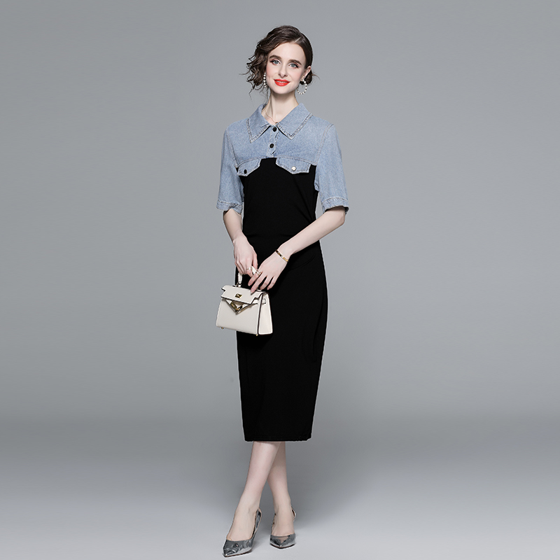 ชุดเดรสยาวสวยๆ ชุดเดรสยาวใส่สบาย ใส่ทำงาน มีขนาดS M L XL 2XL