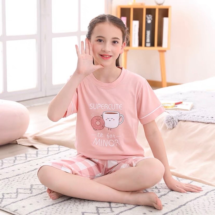 พรีออเดอร์ ชุดนอนเด็กโต พรีเมี่ยมขาสั้น