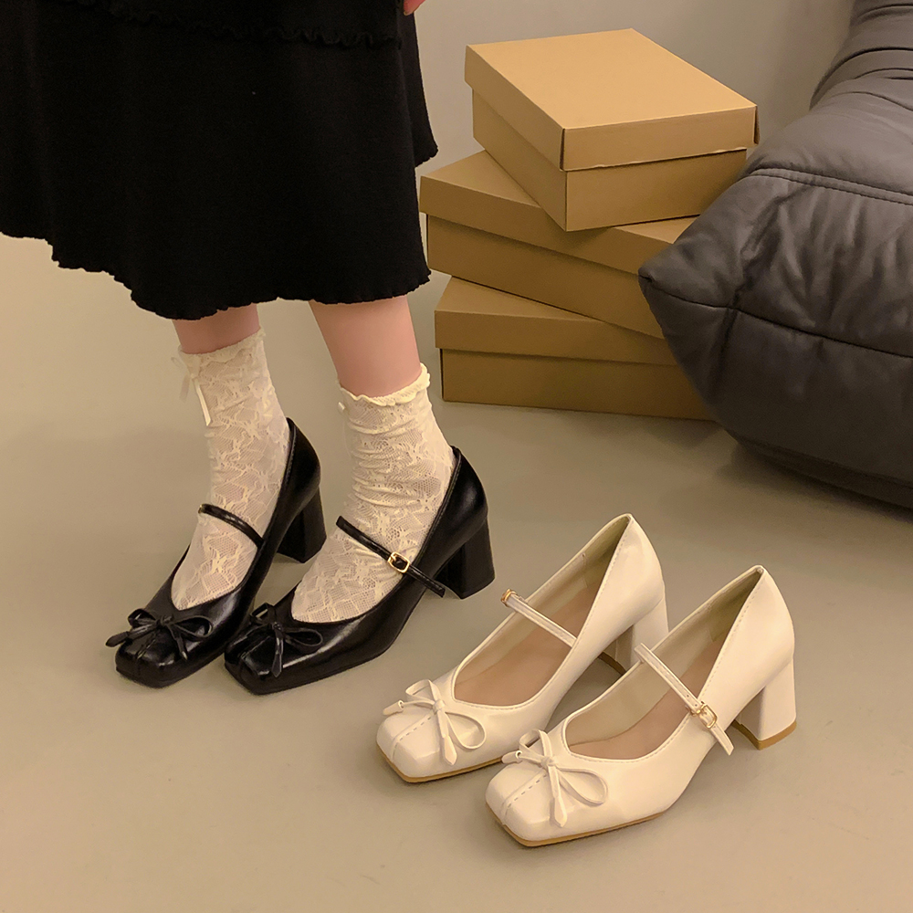 รองเท้าคัทชูผู้หญิงส้นเตี้ย ใส่สบาย มีขนาด35-40