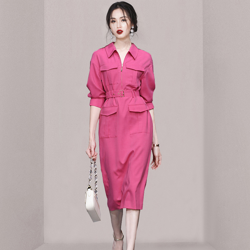 ชุดเดรสยาวสวยๆ ชุดเดรสยาวใส่สบาย ใส่ทำงาน มีขนาดS M L XL 2XL