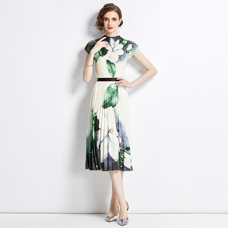 ชุดเดรสยาวสวยๆ ชุดเดรสยาวใส่สบาย ใส่ทำงาน มีขนาดS M L XL 2XL