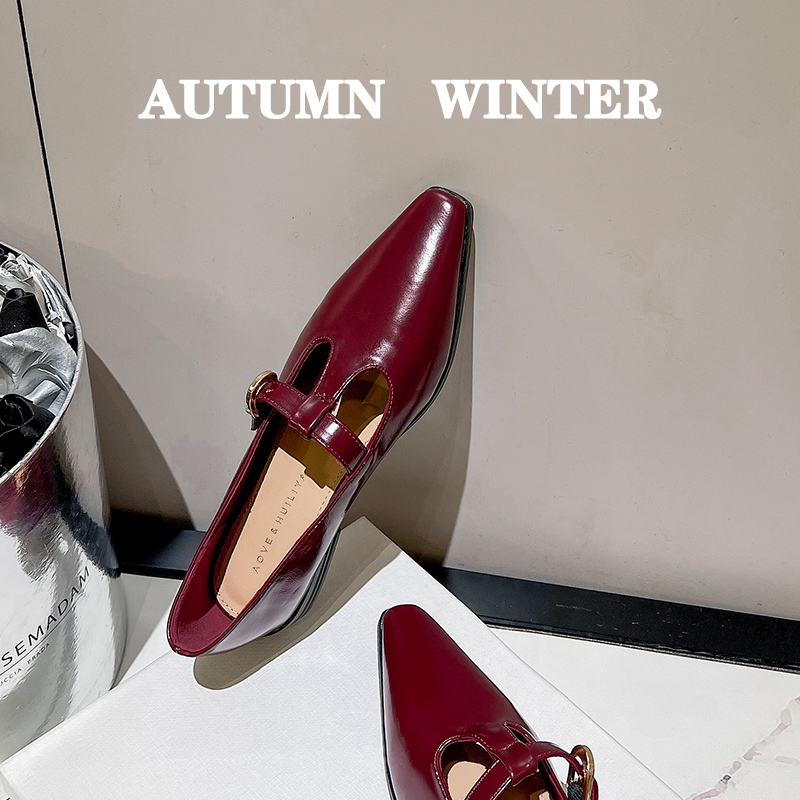 รองเท้าคัทชูผู้หญิงส้นเตี้ย ใส่สบาย มีขนาด35-43