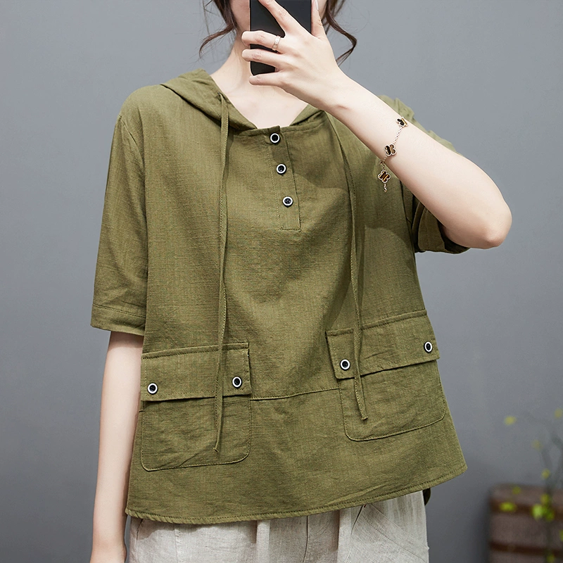 เสื้อยืดแขนยาว มีฮู้ด มีขนาด S M L XL สนใจทักแชท