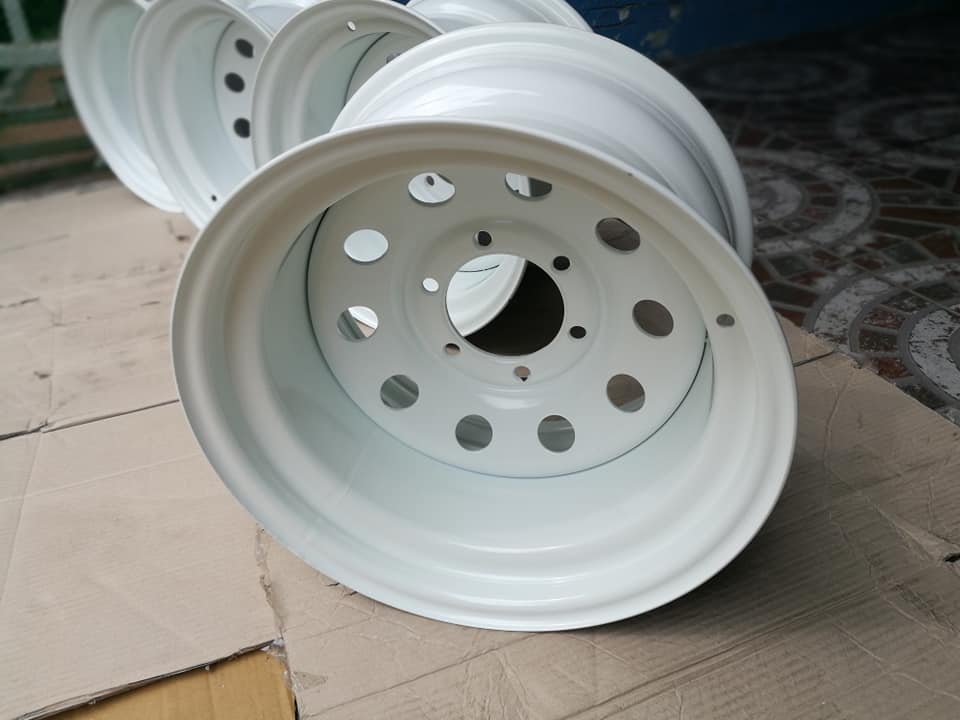 ล้อกระทะออฟโรด 16x10et-40 ขาว 6รู139.7 ลาย Soft8