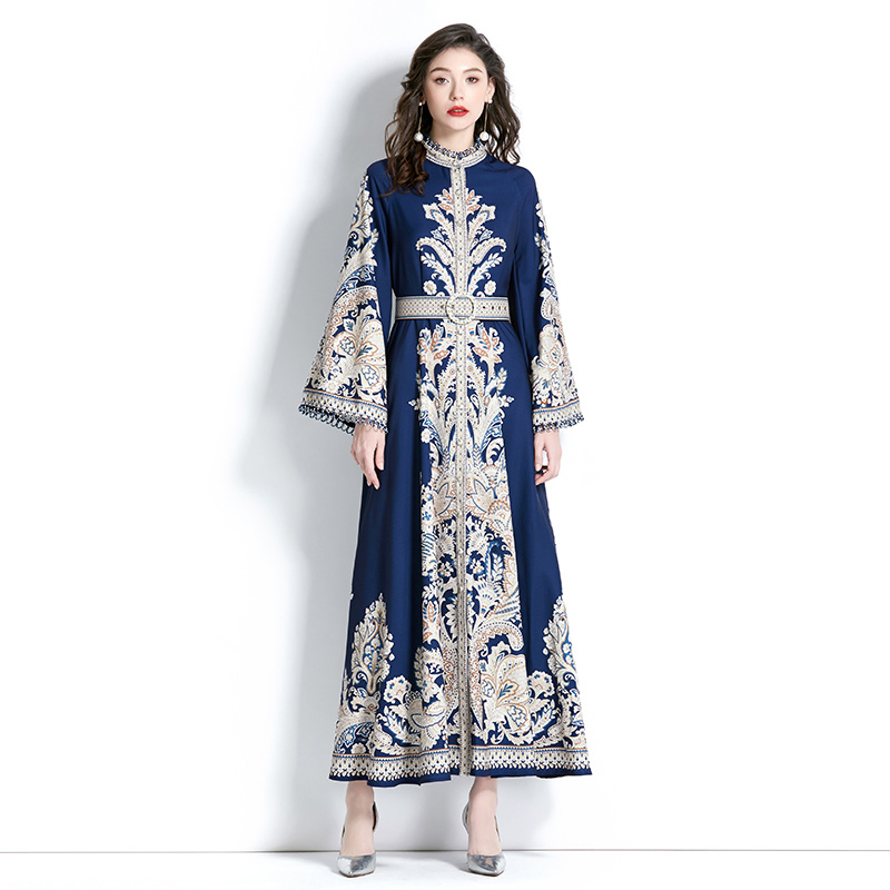ชุดเดรสยาวสวยๆ ชุดเดรสยาวใส่สบาย ใส่ทำงาน มีขนาดS M L XL 2XL