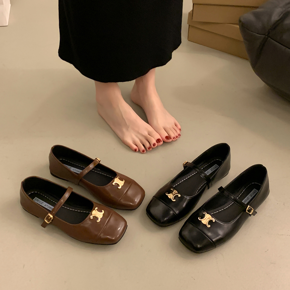 รองเท้าคัทชูผู้หญิงส้นเตี้ย ใส่สบาย มีขนาด35-40