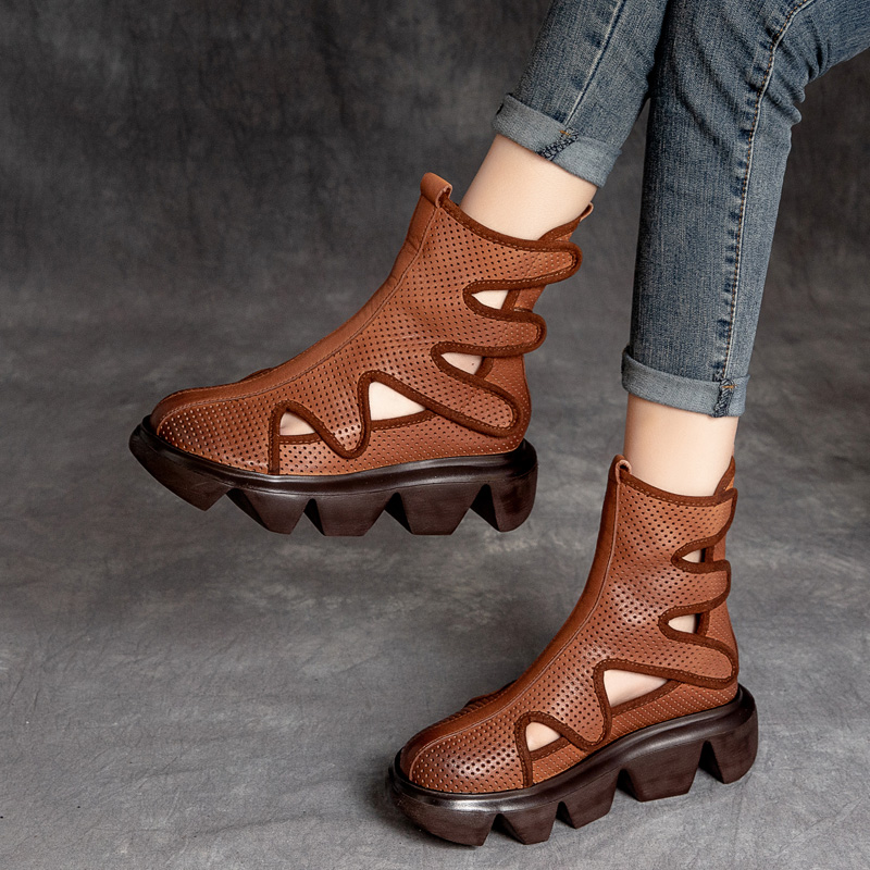 รองเท้าเท้าหนังวินเทจ 35 36 37 38 39 40